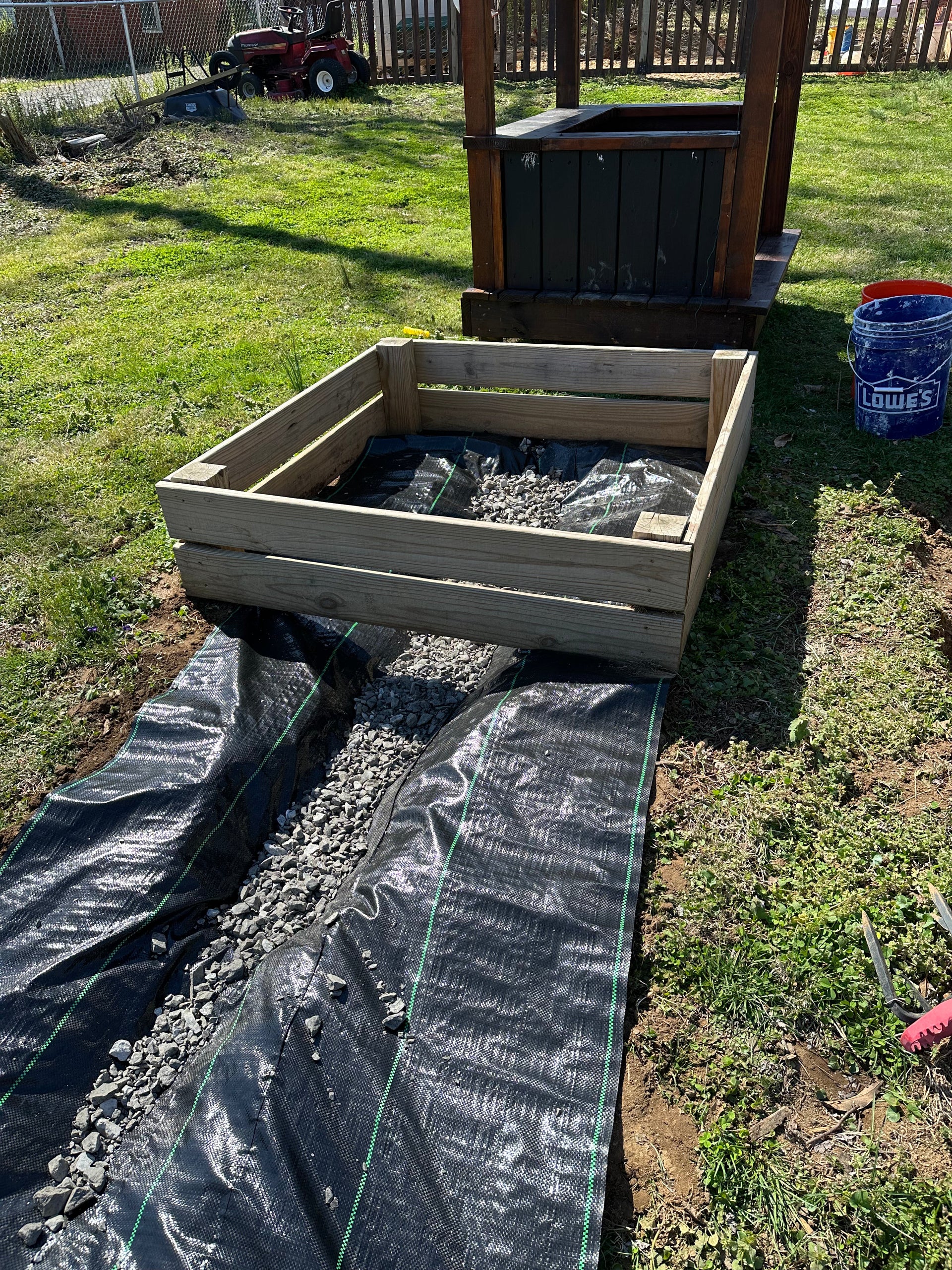 Building The Perfect Sand Box: Using A French Drain